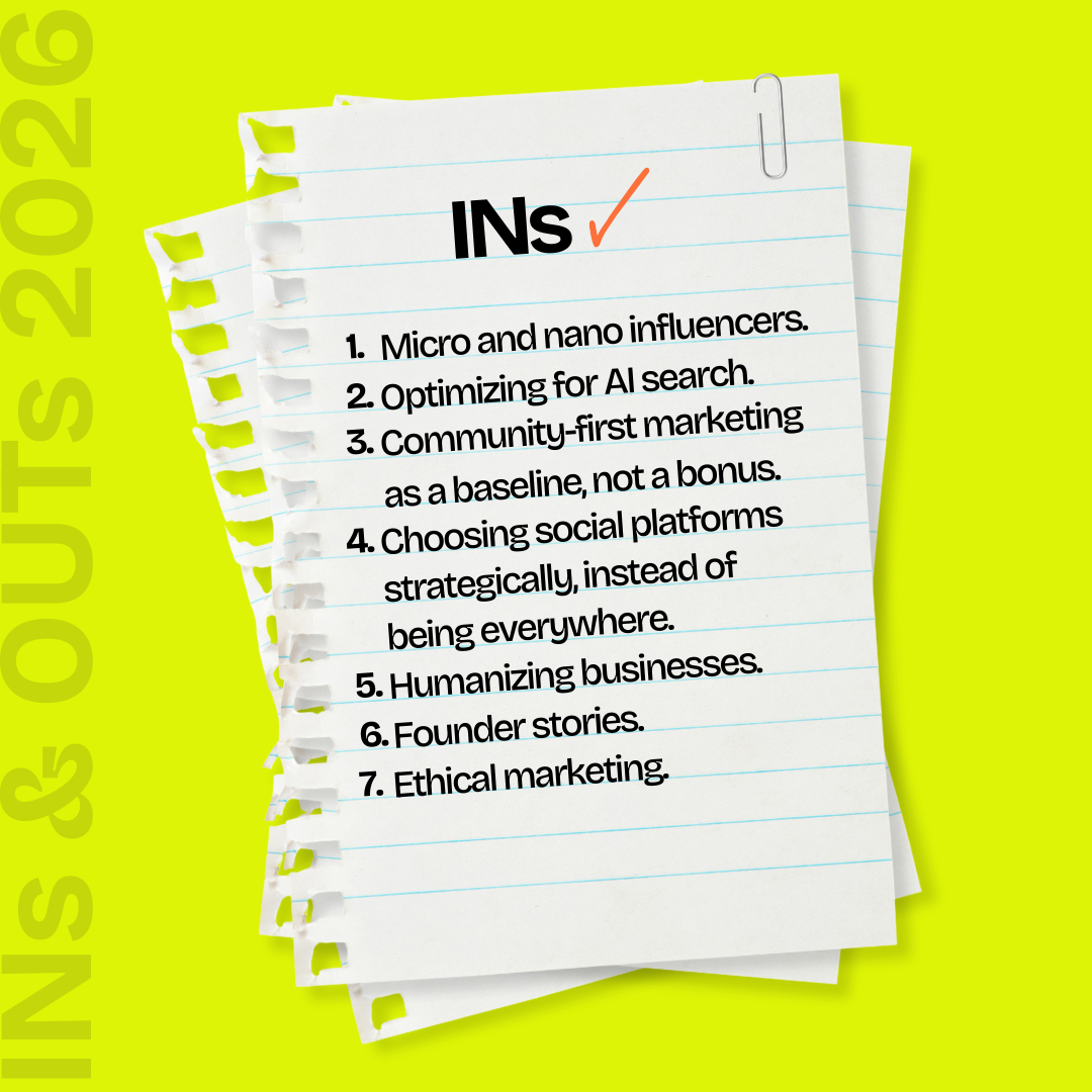 Ins and Outs of the marketing world in 2025 by HOME Agency