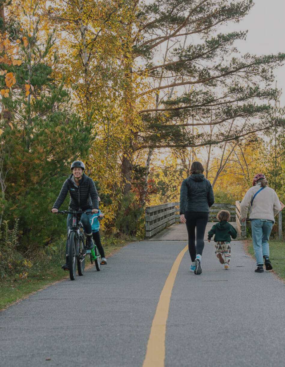 TART Trails people and bikes around the trails